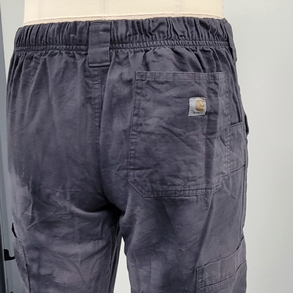 Carhartt women's elastic back drawcord front zip work pants 👖tie dyed